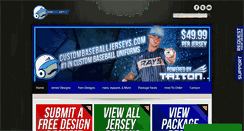 Desktop Screenshot of custombaseballjerseys.com